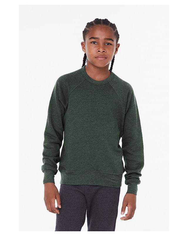 Youth Sponge Fleece Raglan Sweatshirt