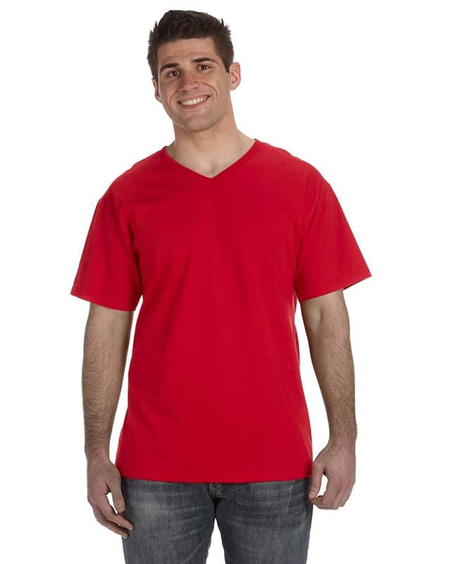 Adult HD Cotton V-Neck T-Shirt