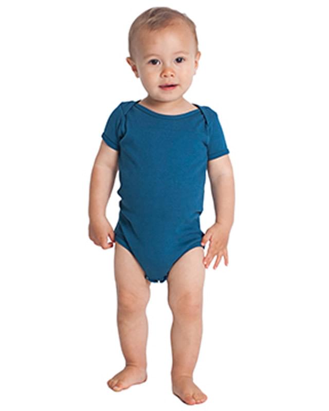 Infant Organic Baby Rib Short-Sleeve One-Piece Infant Organic Baby Rib Short-Sleeve One-Piece
