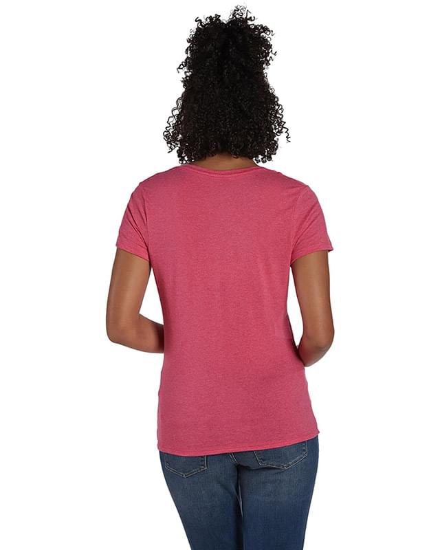 Ladies' Perfect-T Triblend V-Neck T-shirt