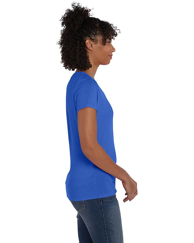 Ladies' Perfect-T Triblend V-Neck T-shirt