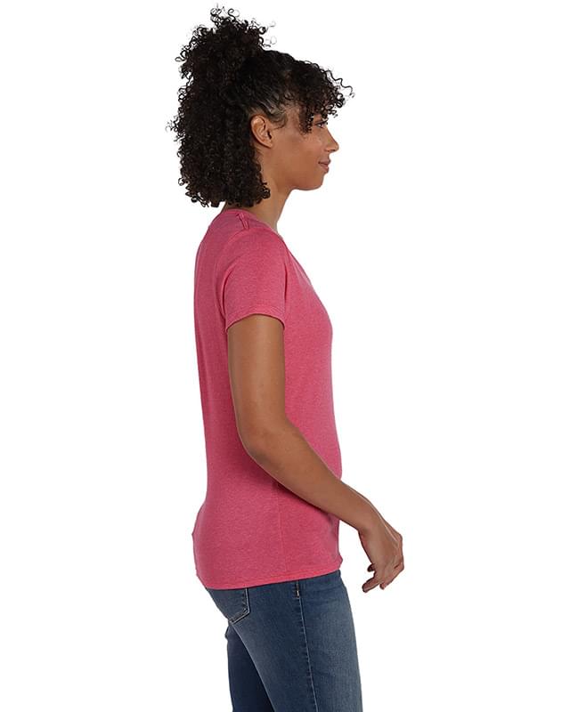 Ladies' Perfect-T Triblend V-Neck T-shirt