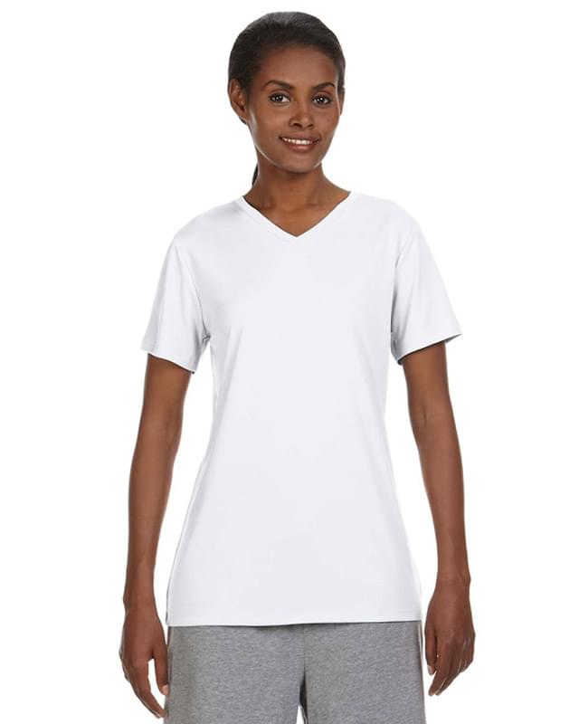 Ladies' 4 oz. Cool Dri? V-Neck T-Shirt