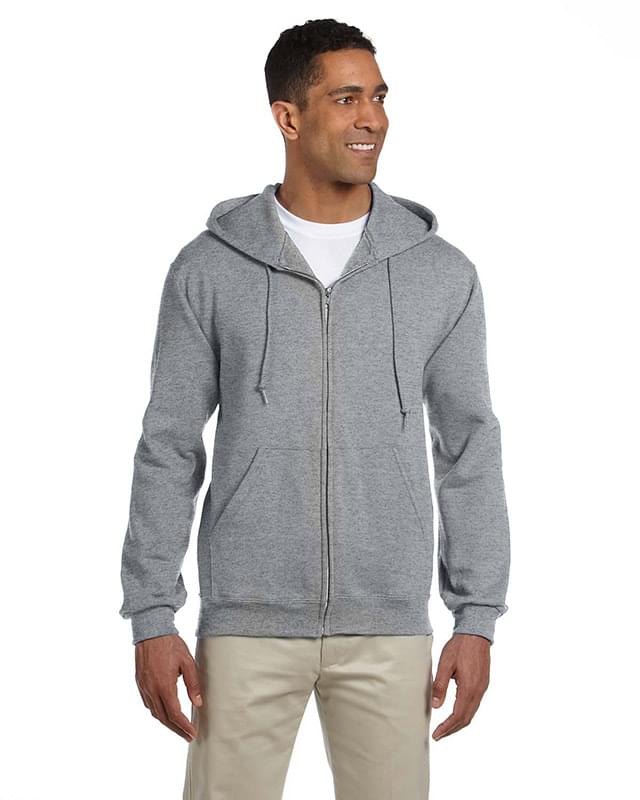 Adult 9.5 oz., Super Sweats? NuBlend? Fleece Full-Zip Hooded Sweatshirt