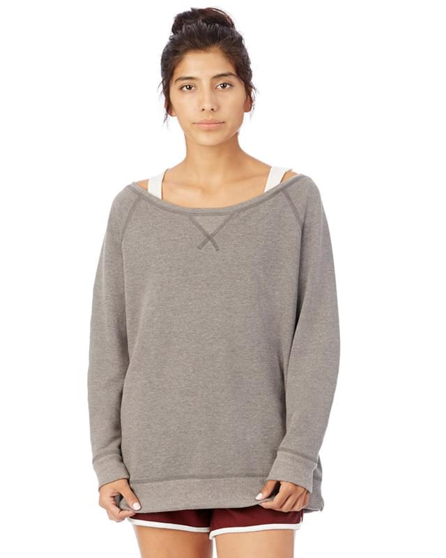Ladies' Reversible Scrimmage Vintage French Terry Pullover