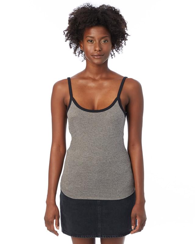 Ladies' Ringer Vintage Jersey Cami Tank Top