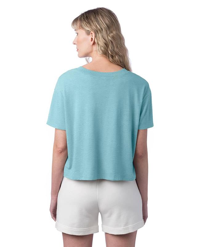 Ladies' CVC Go-To Headliner Crop T-Shirt