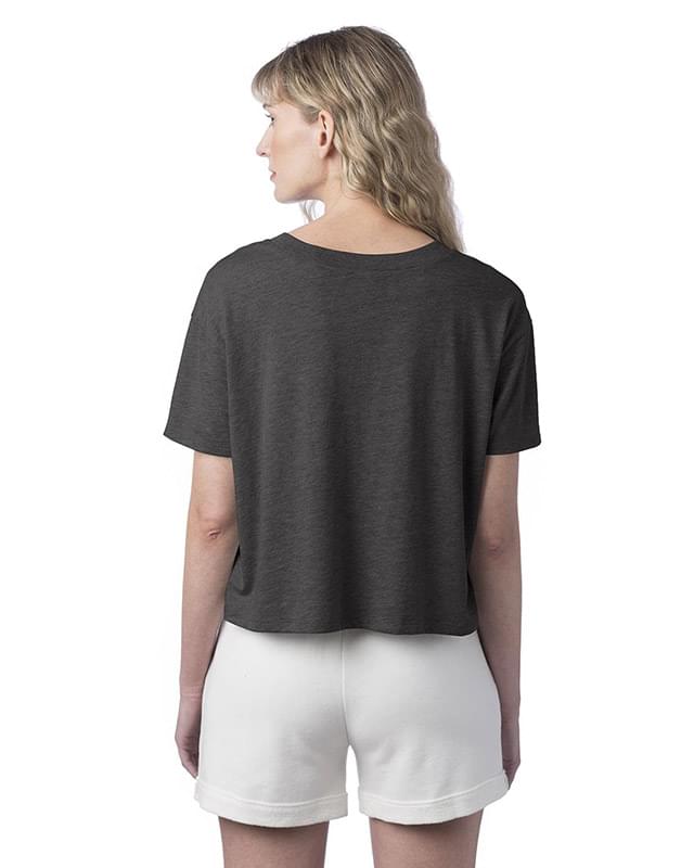 Ladies' CVC Go-To Headliner Crop T-Shirt