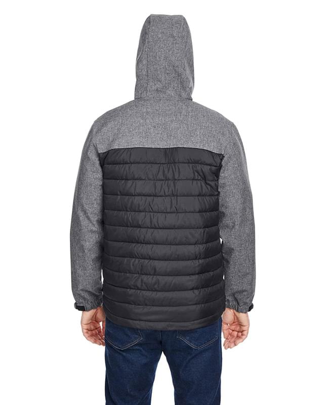 Men's Pinnacle Puffer Body Softshell Hooded Jacket