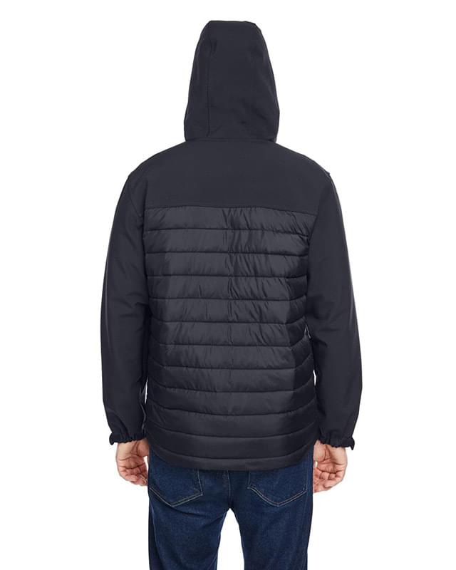Men's Pinnacle Puffer Body Softshell Hooded Jacket