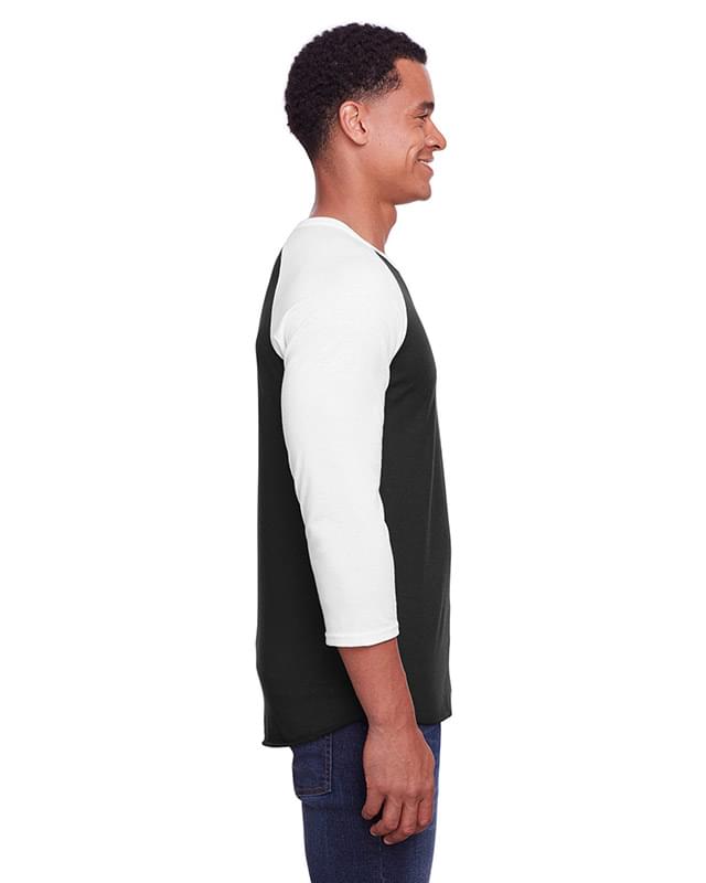 Unisex Three-Quarter Sleeve Raglan T-Shirt