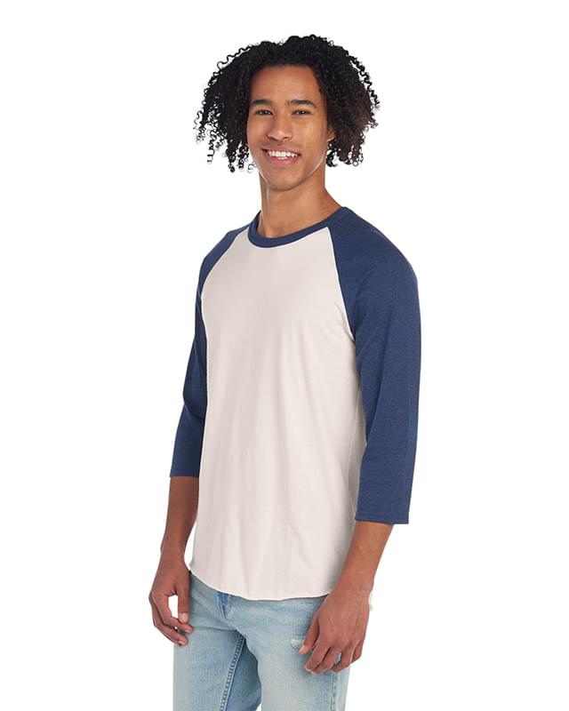 Unisex Three-Quarter Sleeve Raglan T-Shirt