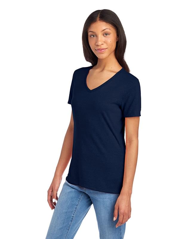 Ladies' Premium Blend V-Neck T-Shirt