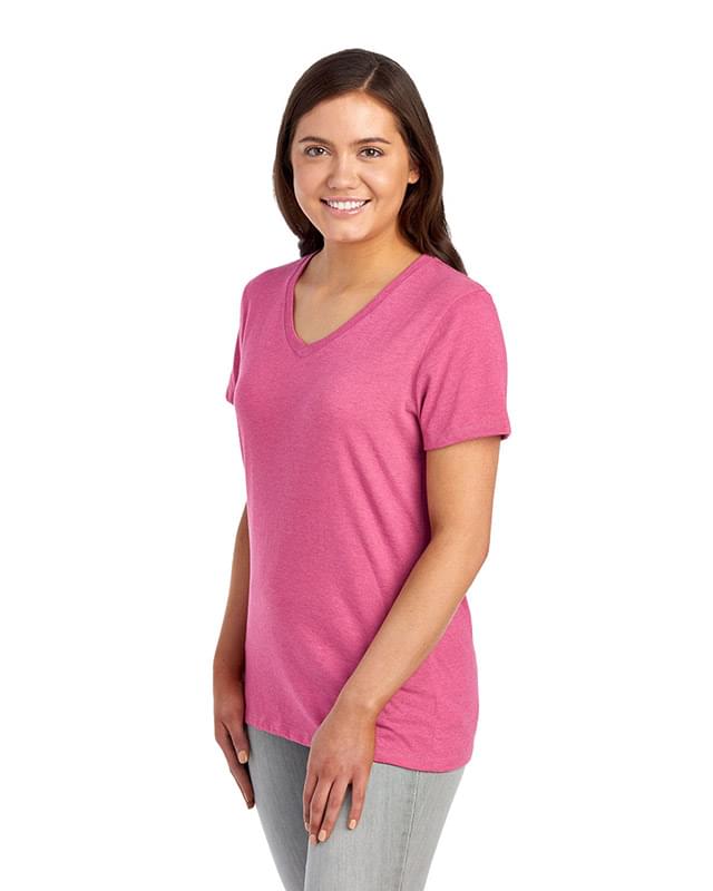 Ladies' Premium Blend V-Neck T-Shirt