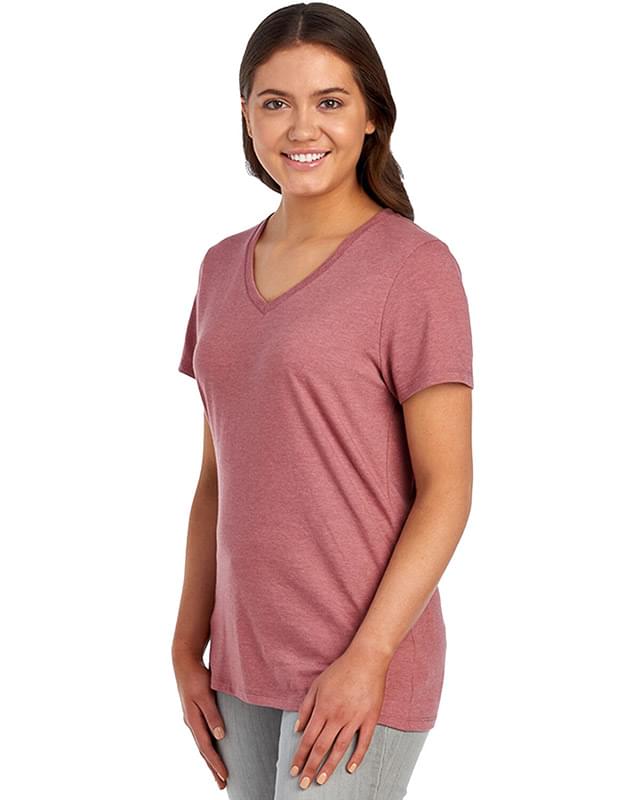 Ladies' Premium Blend V-Neck T-Shirt