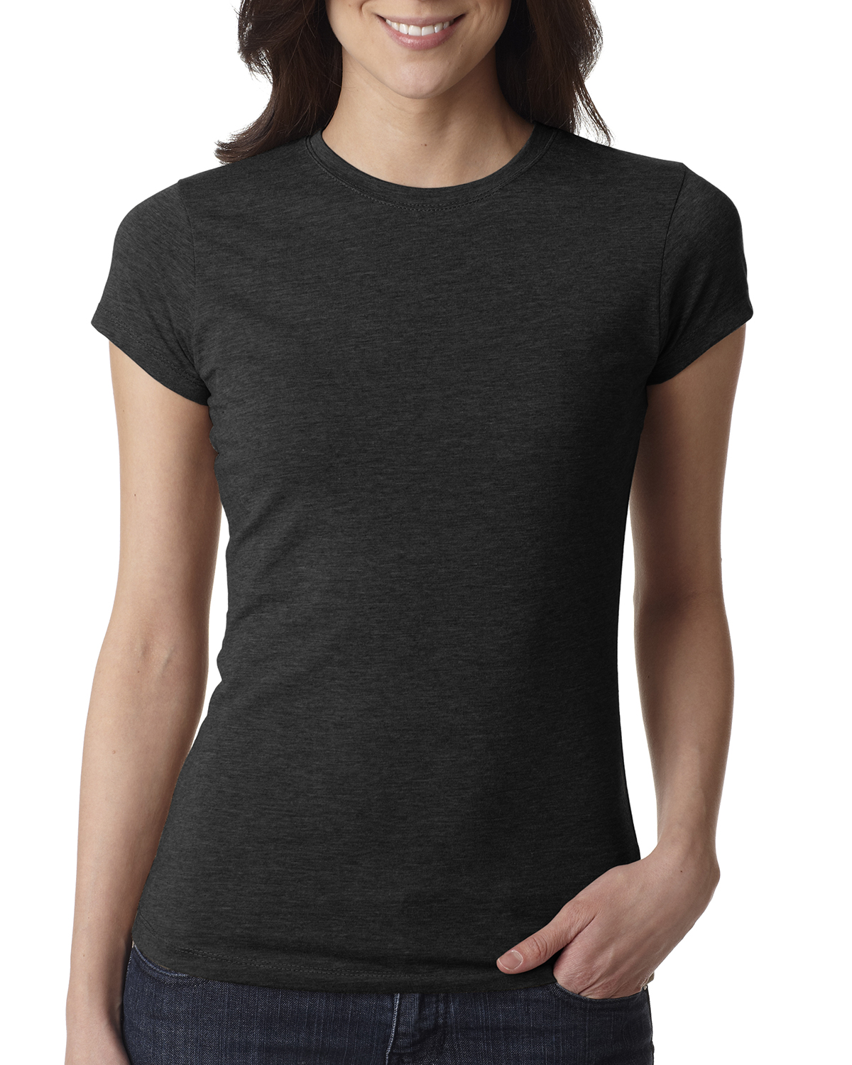 Ladies' Poly/Cotton Short-Sleeve Tee