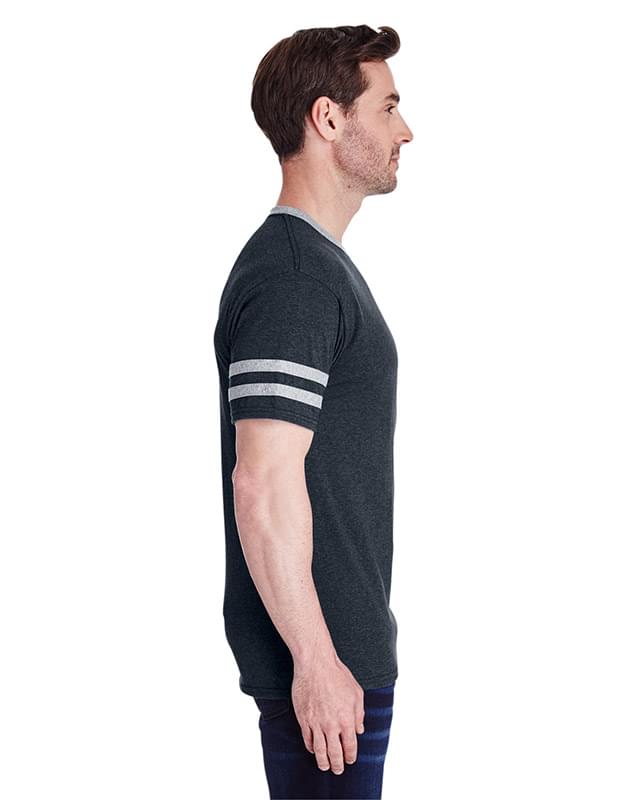 Adult TRI-BLEND Varsity Ringer T-Shirt