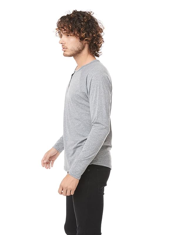 Men's Triblend Long-Sleeve Henley