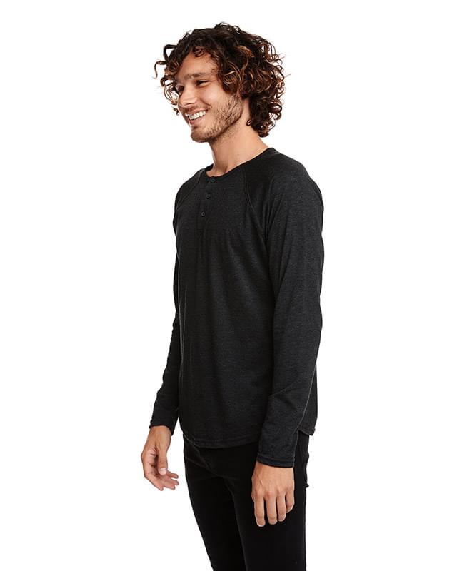 Men's Triblend Long-Sleeve Henley