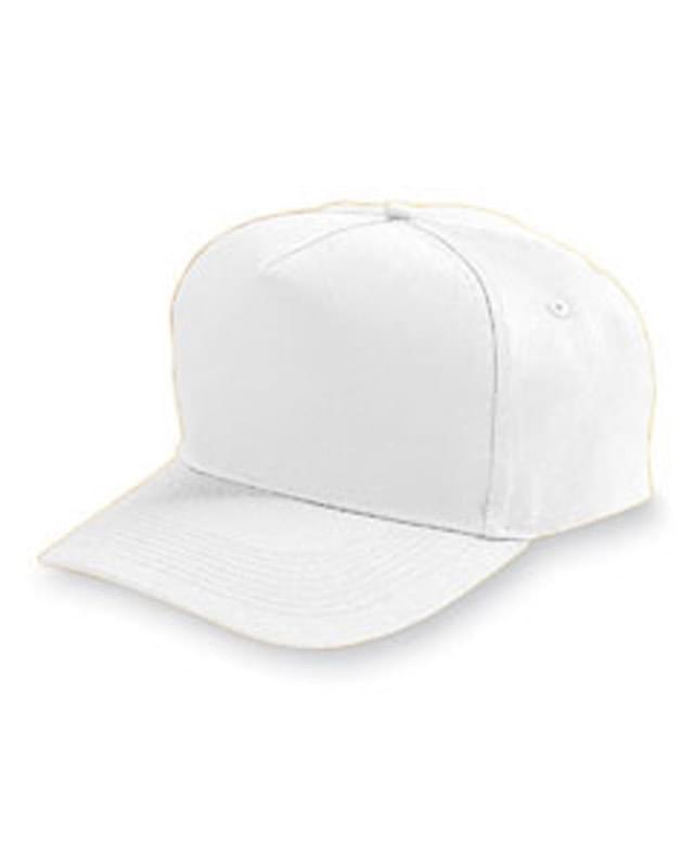 Adult 5-Panel Cotton Twill Cap