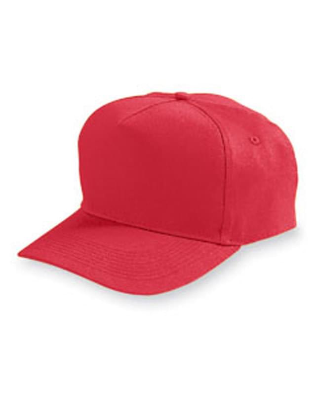 Adult 5-Panel Cotton Twill Cap