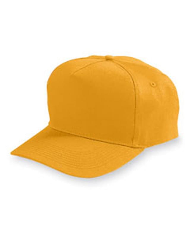 Adult 5-Panel Cotton Twill Cap