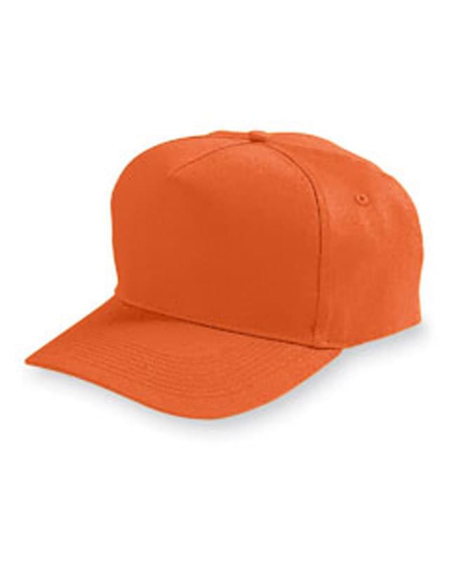 Adult 5-Panel Cotton Twill Cap