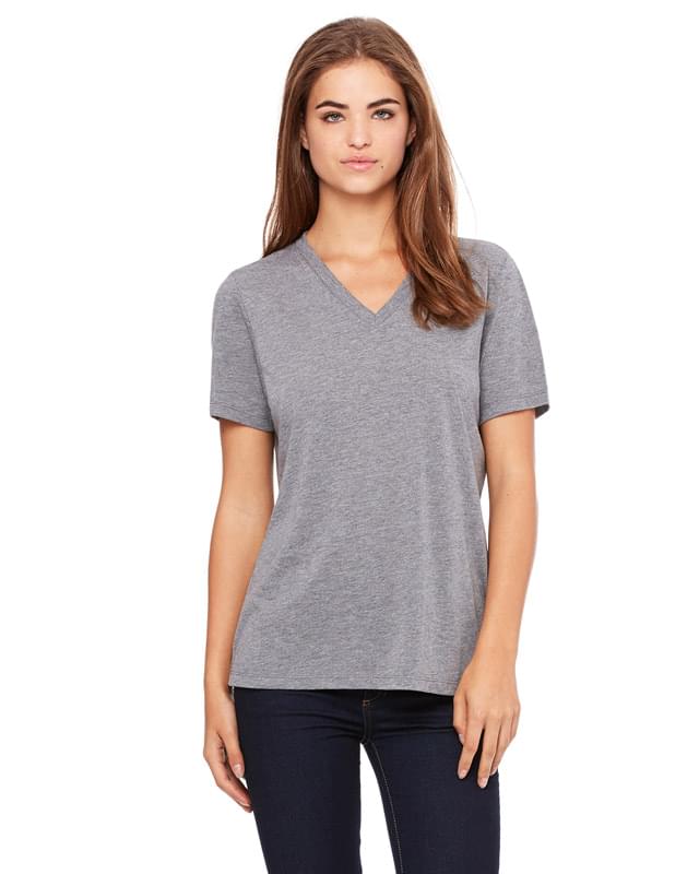 Ladies' Relaxed Jersey V-Neck T-Shirt
