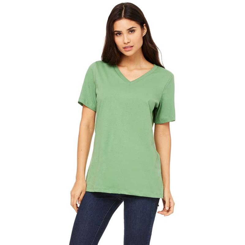 Ladies' Relaxed Jersey V-Neck T-Shirt