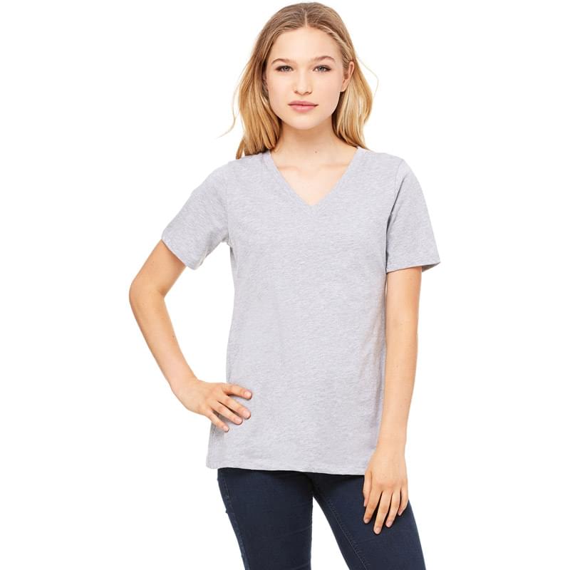 Ladies' Relaxed Jersey V-Neck T-Shirt