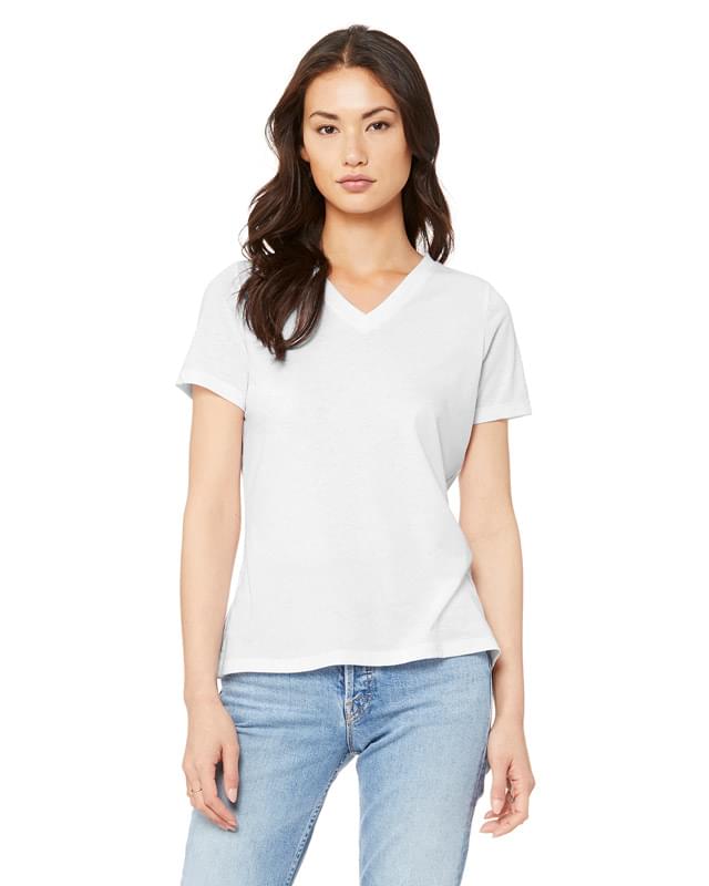Ladies' Relaxed Jersey V-Neck T-Shirt