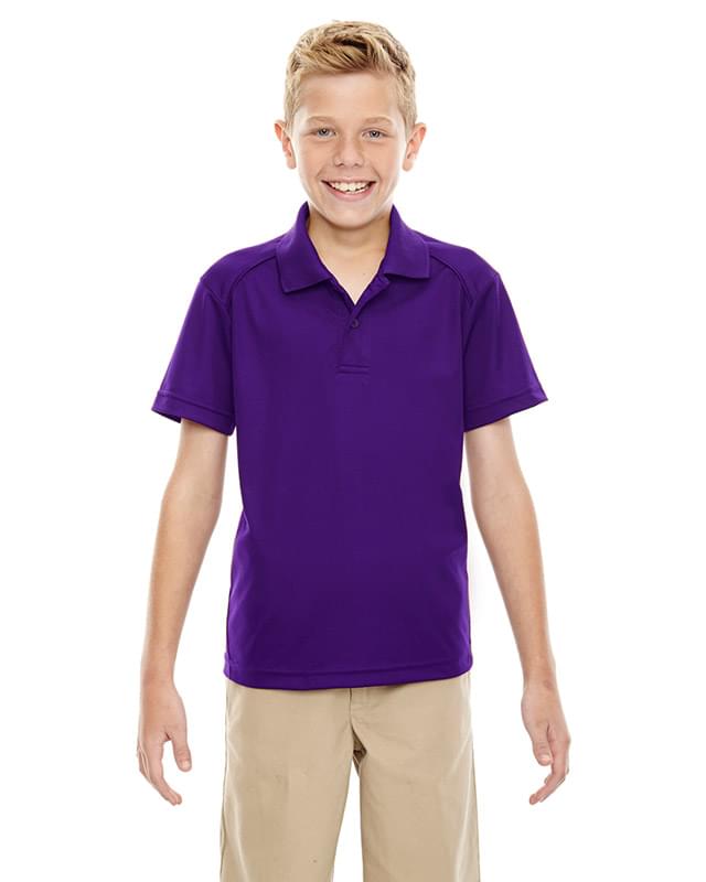 Eperformance? Youth Shield Snag Protection Short-Sleeve Polo