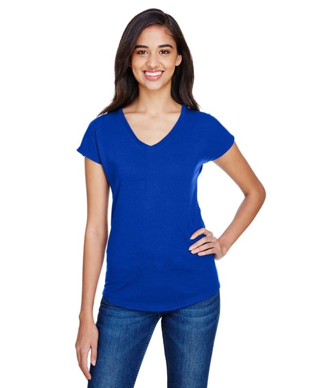 Ladies' Triblend V-Neck T-Shirt
