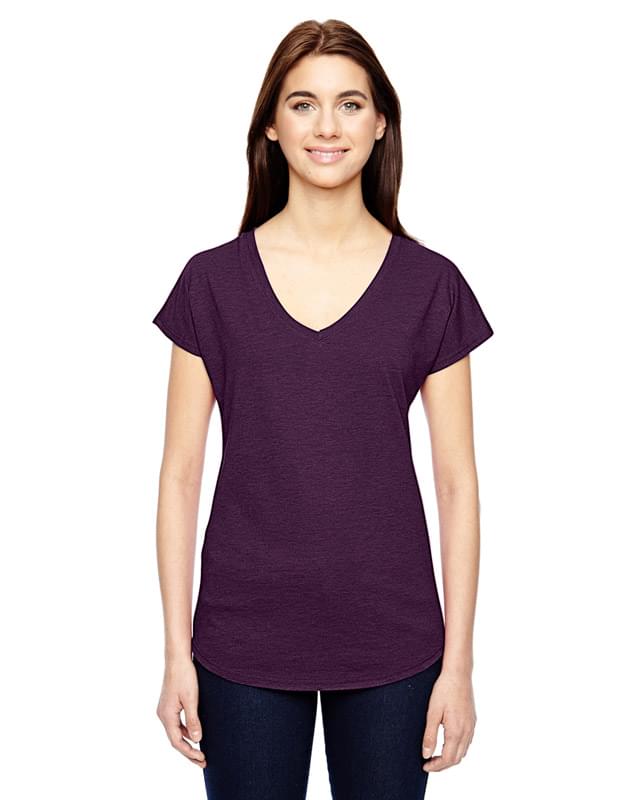 Ladies' Triblend V-Neck T-Shirt