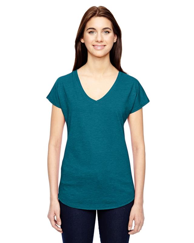 Ladies' Triblend V-Neck T-Shirt