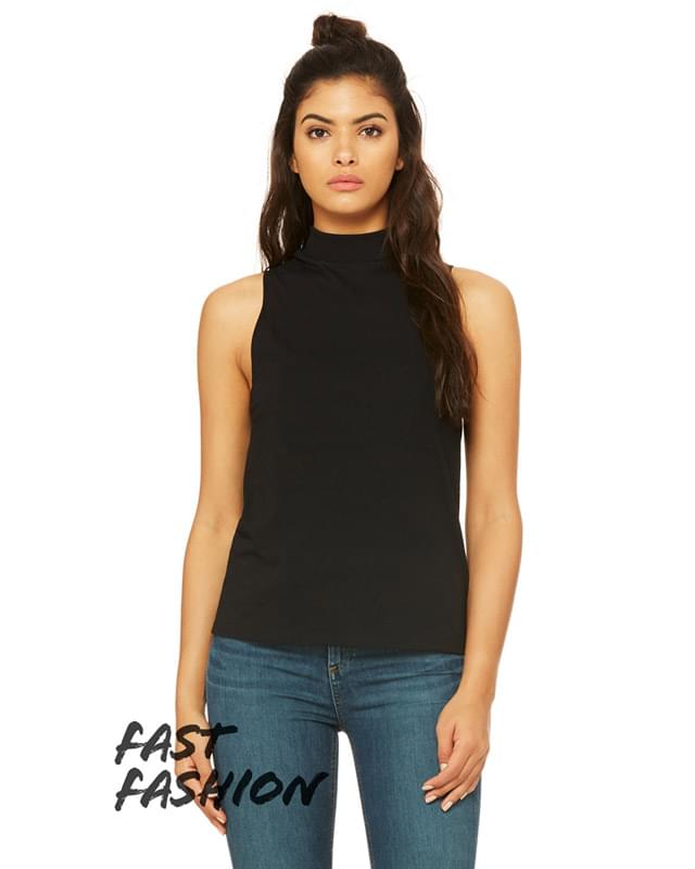 Fast Fashion Ladies' Mock Neck Tank