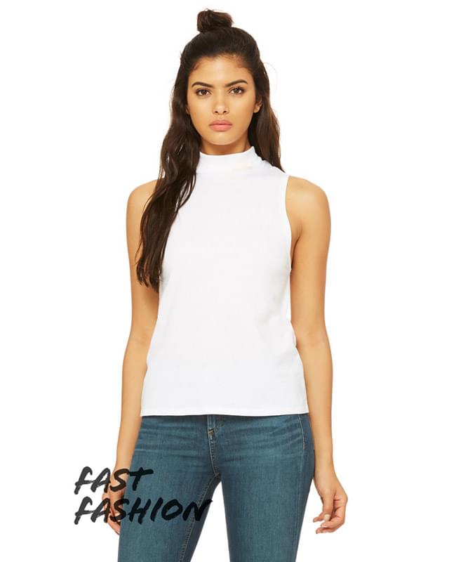 Fast Fashion Ladies' Mock Neck Tank