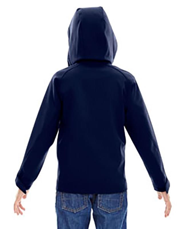 Youth Prospect Two-Layer Fleece Bonded Soft Shell Hooded Jacket Youth Prospect Two-Layer Fleece Bonded Soft Shell Hooded Jacket
