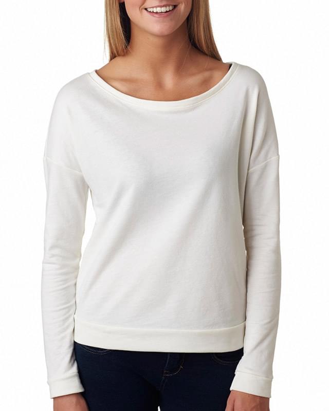 Ladies' Terry Long-Sleeve Scoop Tee