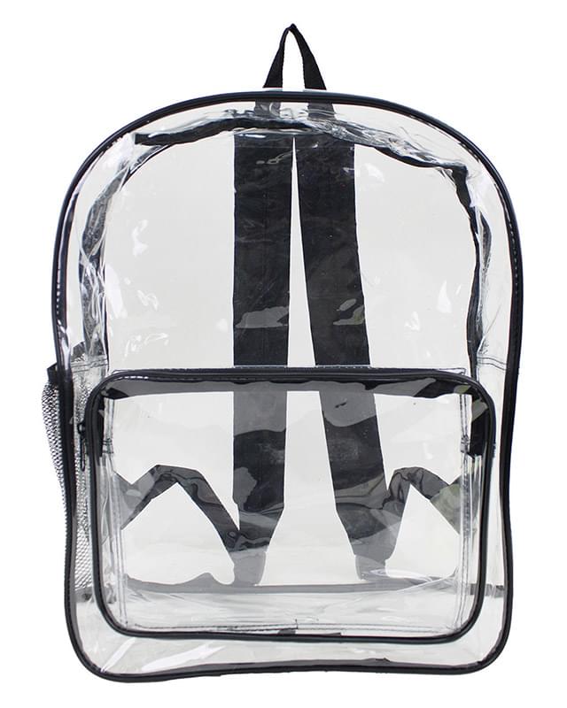 Large 17" Heavy Duty Clear Backpack