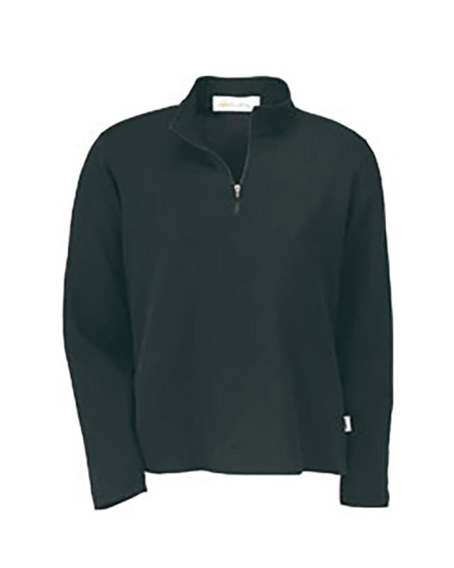 Ladies' Cross Ridge Jacquard Long Sleeve Half-Zip Mock Neck Ladies' Cross Ridge Jacquard Long Sleeve Half-Zip Mock Neck