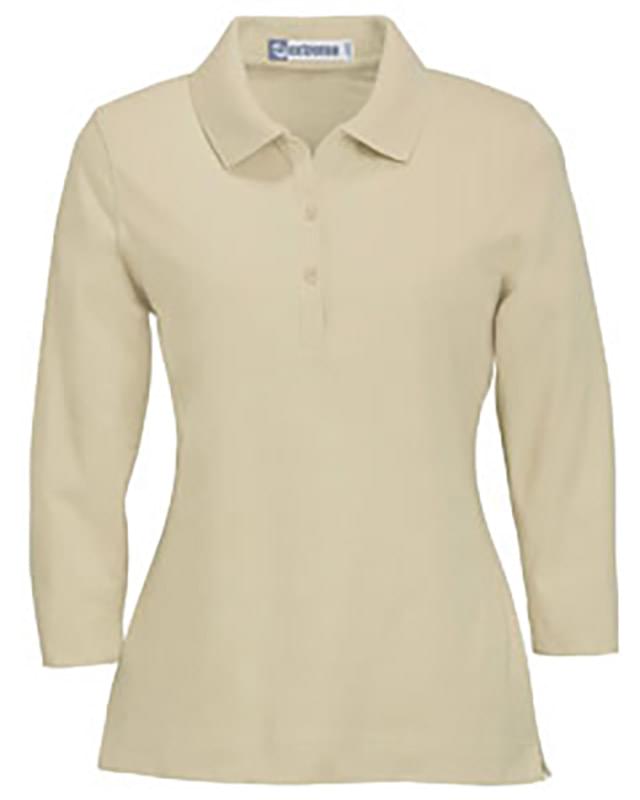 Ladies' Ladies' 3/4-Sleeve Stretch Jersey Polo Ladies' Ladies' 3/4-Sleeve Stretch Jersey Polo