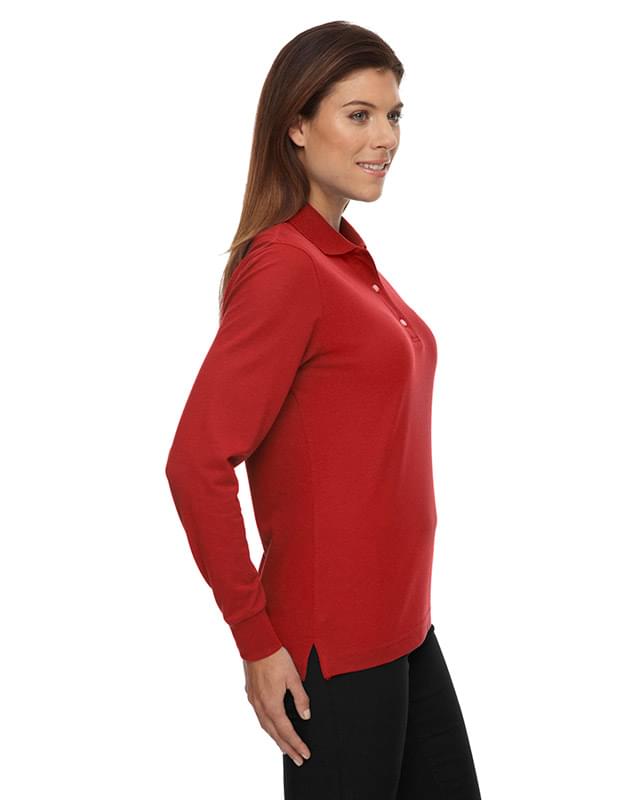 Ladies' Piqu Long-Sleeve Polo with Teflon Ladies' Piqu Long-Sleeve Polo with Teflon