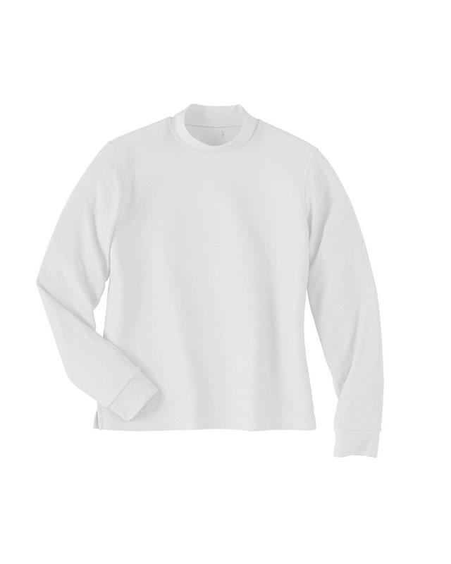 Ladies' Long Sleeve Performance Honeycomb Mock Neck Ladies' Long Sleeve Performance Honeycomb Mock Neck