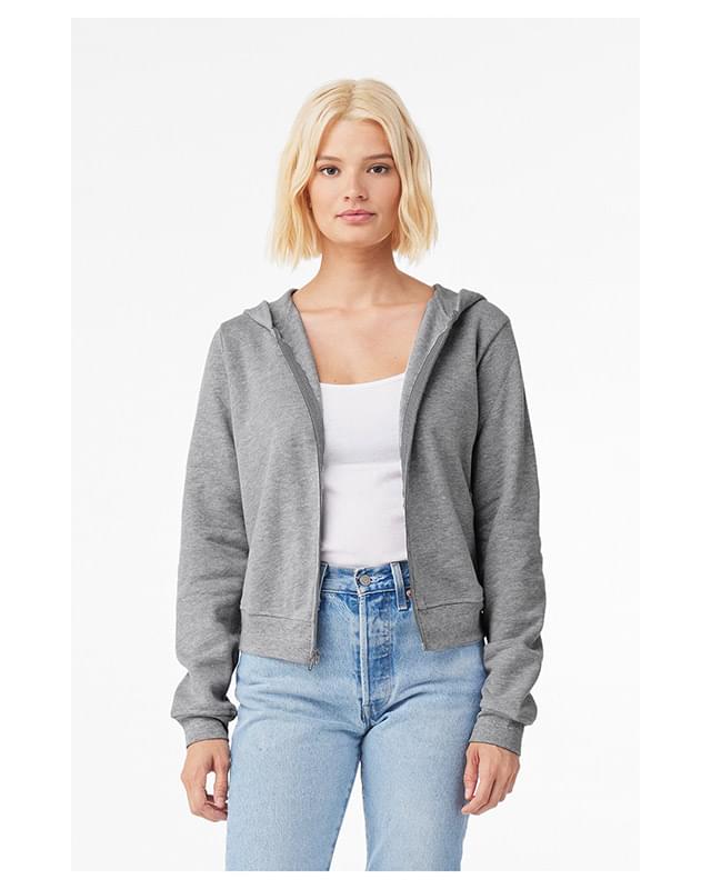 Ladies' Sponge Fleece Full-Zip Hooded Sweatshirt