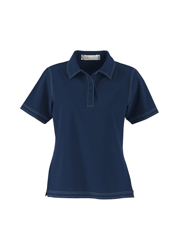 Ladies' Performance Polyester Stretch Woven Polo Ladies' Performance Polyester Stretch Woven Polo
