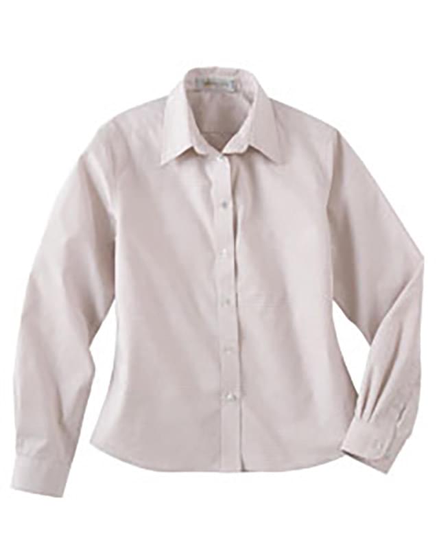 Ladies' Long Sleeve Wrinkle Resistant Yarn-Dyed Shirt Ladies' Long Sleeve Wrinkle Resistant Yarn-Dyed Shirt
