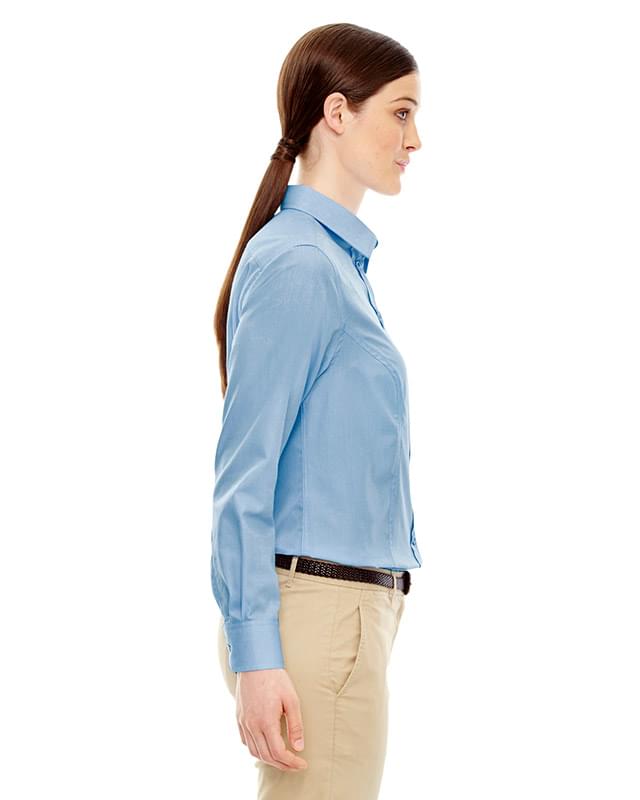 Ladies' Yarn-Dyed Wrinkle-Resistant Dobby Shirt Ladies' Yarn-Dyed Wrinkle-Resistant Dobby Shirt