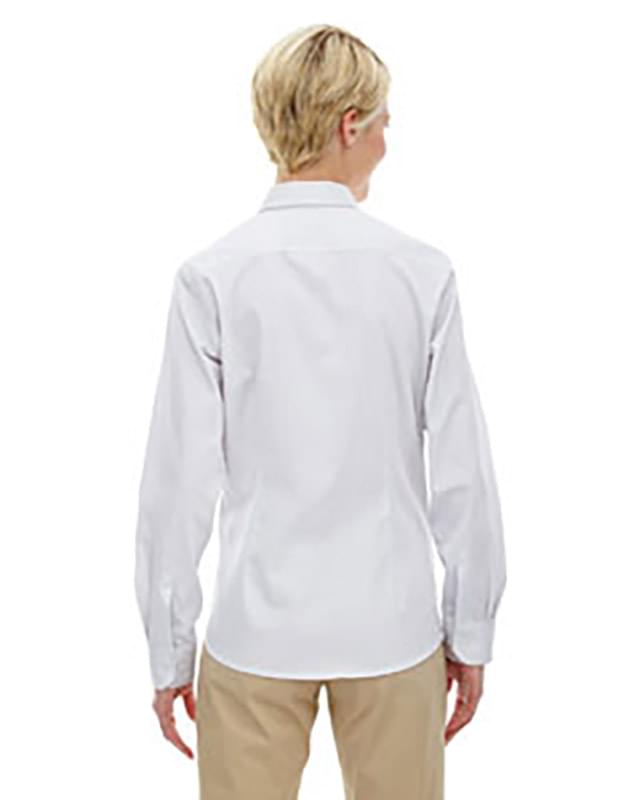 Ladies' Establish Wrinkle-Resistant Cotton Blend Dobby Stripe Shirt Ladies' Establish Wrinkle-Resistant Cotton Blend Dobby Stripe Shirt