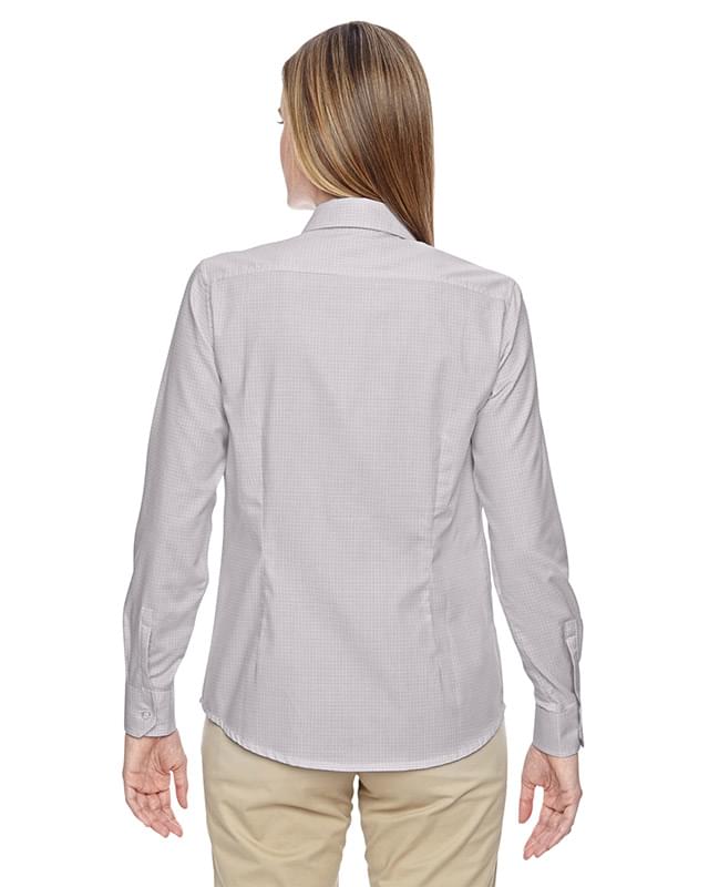Ladies' Paramount Wrinkle-Resistant Cotton Blend Twill Checkered Shirt Ladies' Paramount Wrinkle-Resistant Cotton Blend Twill Checkered Shirt